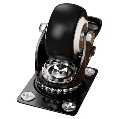 重型万向轮转椅滑轮定向手推车