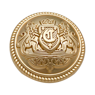 时尚英伦复古高端精致时尚双狮金属纽扣不掉色小香风西装大衣扣子