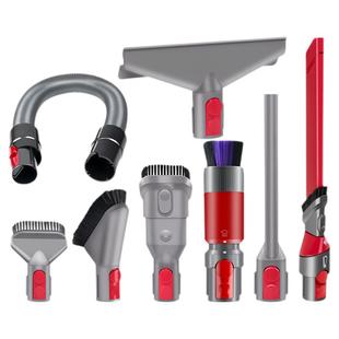 适用戴森吸尘器V6V7V8V10V11缝隙长扁床褥除尘延长软毛吸刷头配件