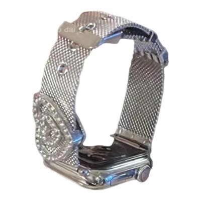 星星吊坠米兰金属银色静静的表带