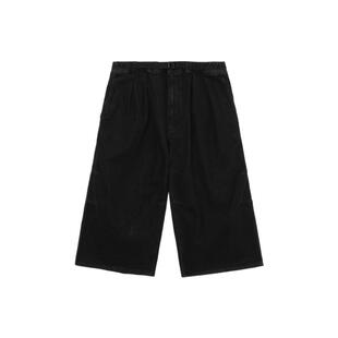 BEAMS男装七分牛仔阔腿裤2025春季新款复古日潮宽松中裤240289XO