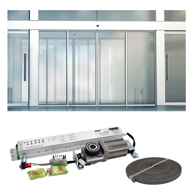 滑动玻璃门轨道感应器平移自动开门机电动整套家用大门控制电i机