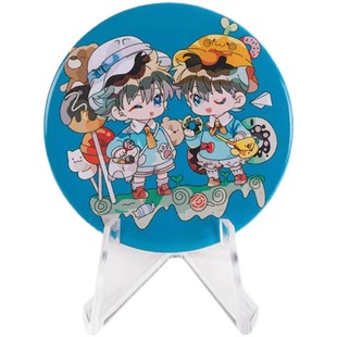 吧唧展示架支架徽章展示谷子周边收纳架纪念币高透奖牌支架立牌