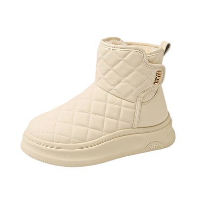 哈尔滨雪地靴女款2025新款冬季防水防滑棉靴加绒加厚保暖东北棉鞋