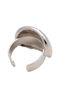 ins风大光面镜面小众时尚戒指