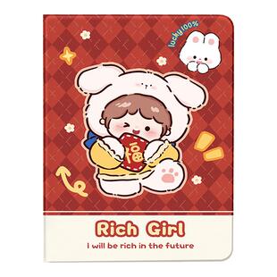 暴富兔2021适用iPad保护壳红色2022苹果air5新年平板套2020ipadpro保护套mini6兔年2019卡通3皮air4磁吸4防摔