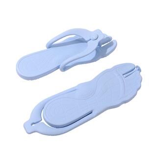 洁丽雅折叠拖鞋可拆卸旅行酒店便携式一次性洗澡外穿游泳防滑拖鞋