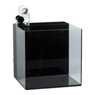 珊瑚熊40背滤鱼缸海水背滤鱼缸黑玻背板过滤双反水瓦克121黑胶