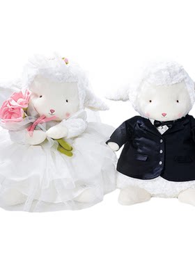 海湾兔压床娃娃送朋友新婚礼物