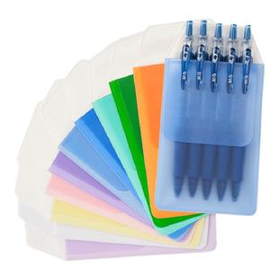 杰利 护士笔袋插笔套医用笔袋口袋插笔护士插笔袋笔插防漏墨加厚彩色可爱多功能笔套PVC大容量插批发定制LOGO