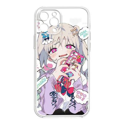手机透明软壳苹果少女