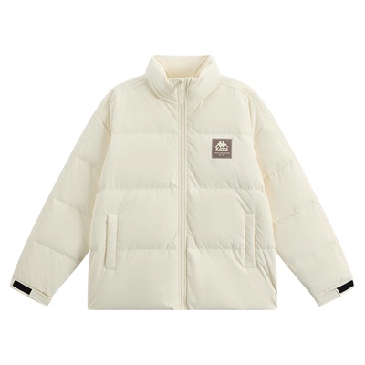 情侣短款羽绒服Kappa保暖立领