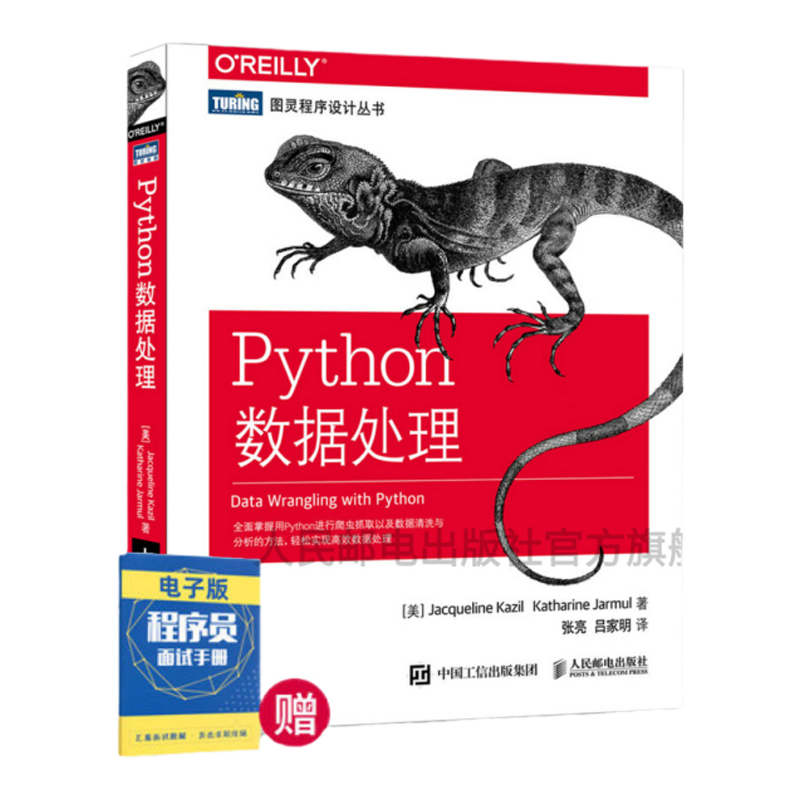 【旗舰店正版】Python数据处理 python大数据分析爬虫开发零基础自学编程从入门到精通实践项目实战 程序设计数据结构分析网络书籍
