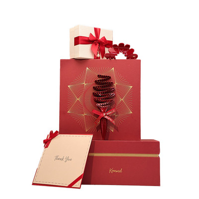 新婚礼物送新人陪嫁猪鬃梳子礼盒