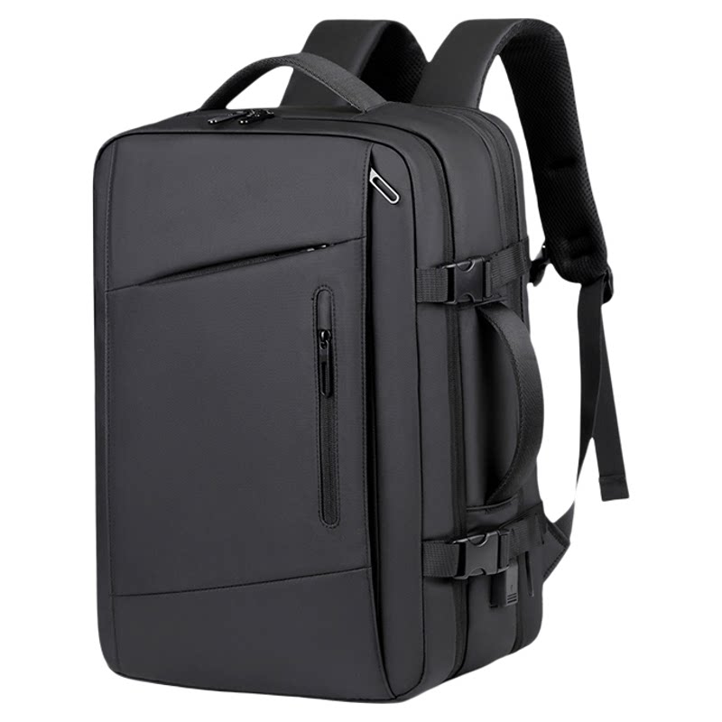 大容量旅行双肩包袋男士商务差旅短途真空压缩行李背包定制印logo