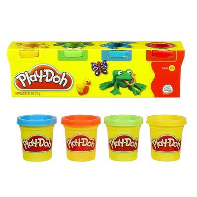 培乐多安全无毒彩泥橡皮泥4色