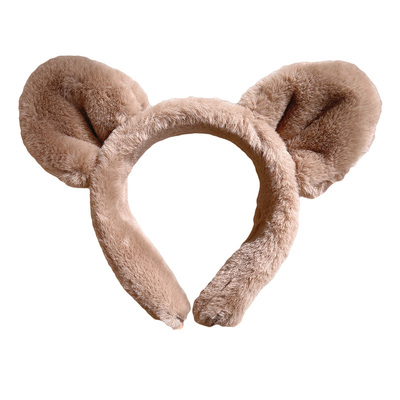 可爱小熊耳朵洗脸发箍女款头箍