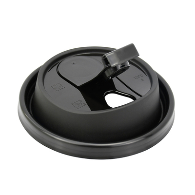 90口径磨砂防漏杯盖一次性外卖盖