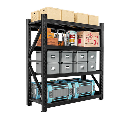 皇球货架置物架多层一体靠墙收纳仓库仓储货物架储藏室铁架子钢架