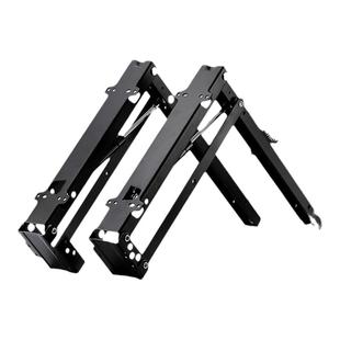 吉适折叠换鞋凳缓冲壁挂式隐形凳挂墙玄关家用入户门口超窄五金