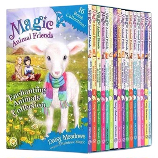 正版Magic Animal Friends Enchanted Animals Collection 16 Books 神奇的动物朋友16册Daisy Meadows 桥梁书 儿童小说