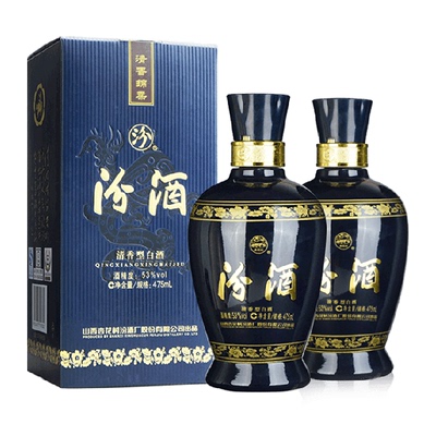 汾酒山西杏花村53度清香粮食