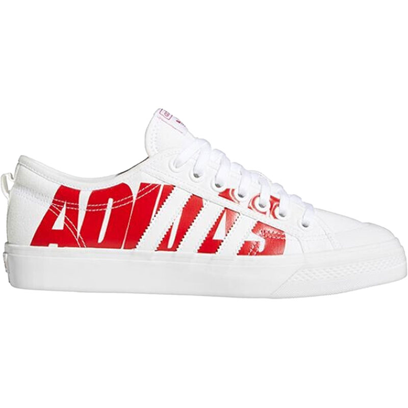 Adidas/阿迪达斯官方正品三叶草NIZZA男女新款休闲低帮板鞋FX8345
