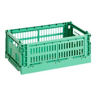 HAY colour crate 收纳篮可折叠收纳框可堆叠文具杂物零食简约