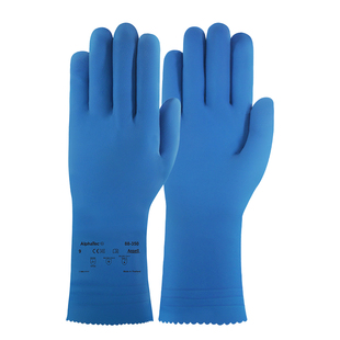 Ansell安思尔88-350乳胶橡胶手套C类防化清洁加工厂处理维修安装
