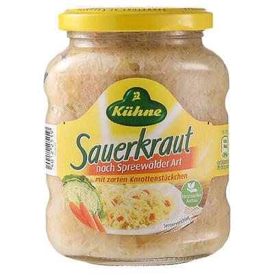 德国进口冠利0脂肪酸菜350g