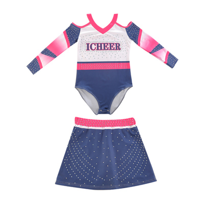 儿童花球啦啦操拉拉队比赛演出服中小学生健身操竞技运动会体操服