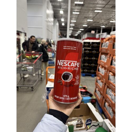 现货加拿大Nescafe雀巢速溶咖啡475g金装黑咖啡粉无糖原味
