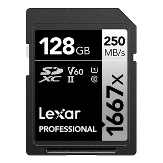 雷克沙128G sd卡V60高速相机内存卡佳能富士sd存储卡1667x