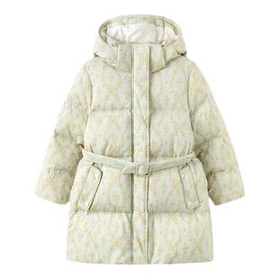 【premium】巴拉巴拉高端线24冬白鹅绒服中长款羽绒服灯芯绒外套