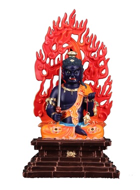 家用不动明王密宗树脂像