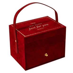 伴手礼盒子手提化妆箱空盒结婚女伴娘生日喜糖盒高档实用礼物盒