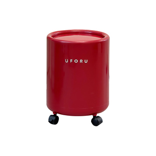 垃圾桶带轮可移动家用客厅轻奢高档高颜值卫生桶厕所卧室带盖纸篓