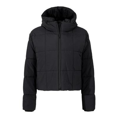 博柏利BURBERRY女士连帽短款棉服