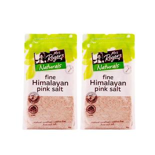【自营】Mrs Rogers罗杰斯喜马拉雅粉盐有机无碘玫瑰细盐1.2kg*2
