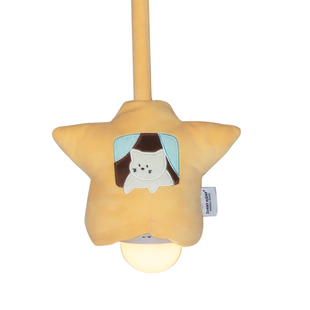 星星小猫遥控小夜灯卧室床头灯氛围装饰灯毛绒可爱宠物纪念品礼物