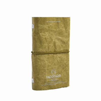 TACOTACO【重点新品】揉韧活页本 可玩个性化可水洗杜邦纸DIY创意独特铁夹手帐本A7礼品旅行记录本笔记本本子