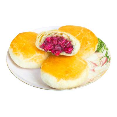 花里莊新鲜玫瑰鲜花饼现烤现发货