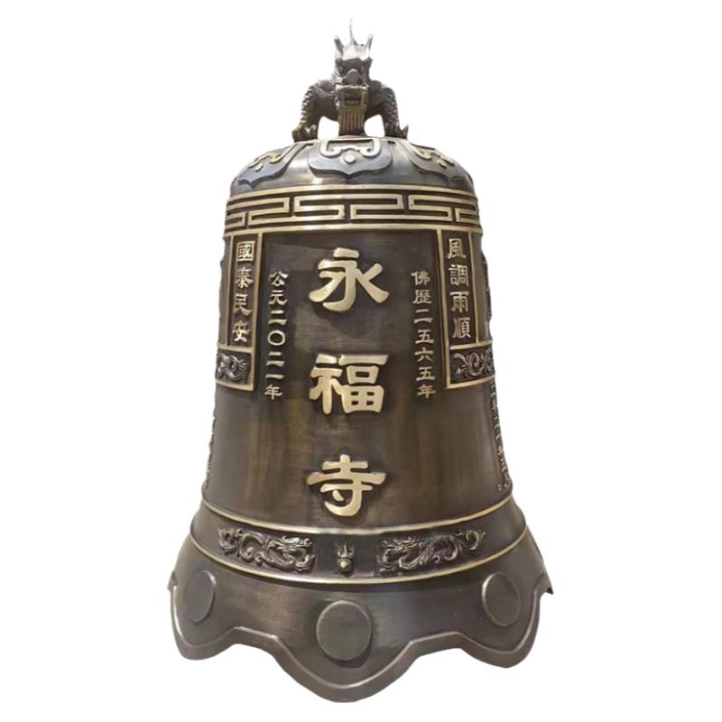 定制寺庙铸铜大钟铸铁大钟厂家
