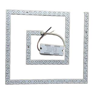 方形灯片吸顶灯灯芯护眼led回型三色灯光源磁吸高亮灯盘灯板灯条