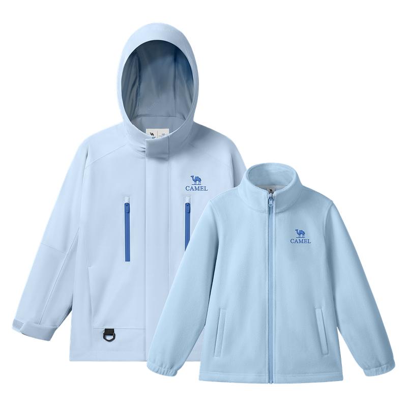 骆驼儿童冲锋衣男童登山服外套