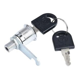 通用电动伸缩门机箱锁道闸门锁钥匙锁芯铁皮柜文件柜百胜小锁配件