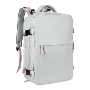 双肩背包女士2023新款外出大容量商务电脑包短途轻便出差旅行包女