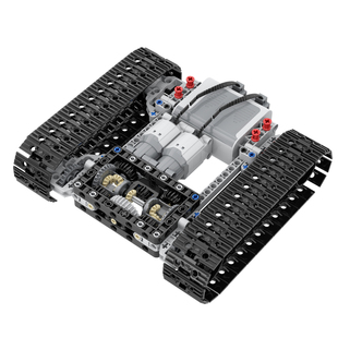 编程遥控双差速器履带车组装积木坦克重型科技拼装蓝牙模型玩具