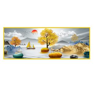 卧室床头装饰画自粘墙贴纸画酒店宾馆民宿客厅沙发背景墙壁纸墙贴