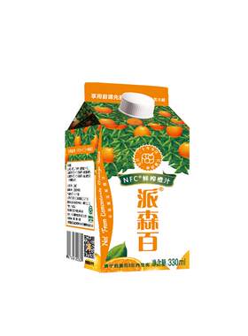 派森百330mlx6补充维C冷藏纯果汁